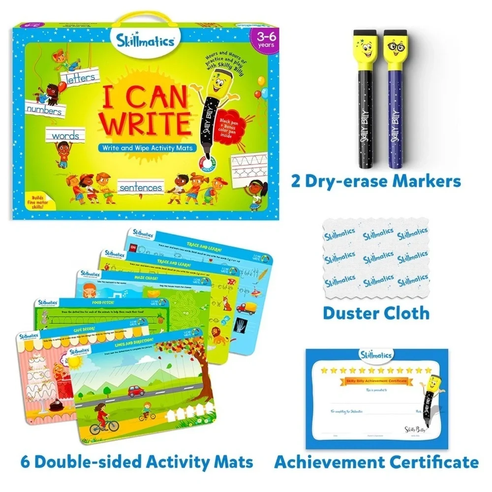 New Skillmatics I Can Write Reusable Preschool Learning Activity Educational Toy
